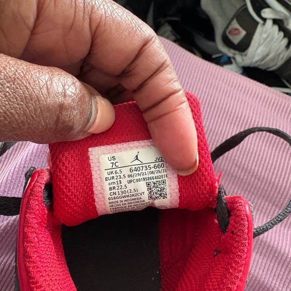 Jordan Other - Jordan Red Sneakers Vibrant and Stylish